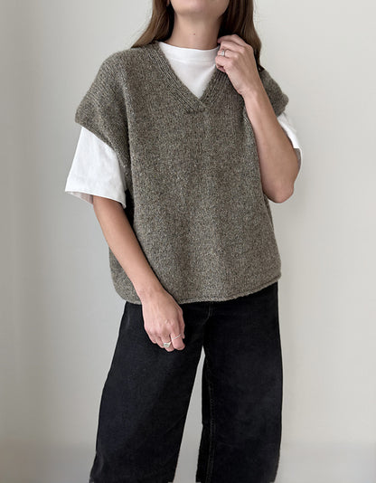 Moon Set Slipover | lässiger Basic Pullunder aus Le Lambswool von Biches & Bûches