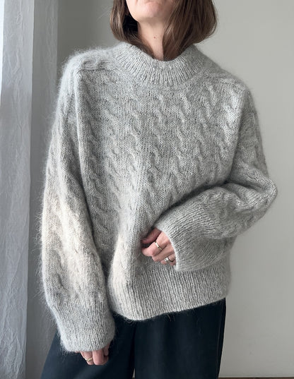 Shoreline Sweater | zartes Muster aus Fjallalopi und Tynn Silk Mohair