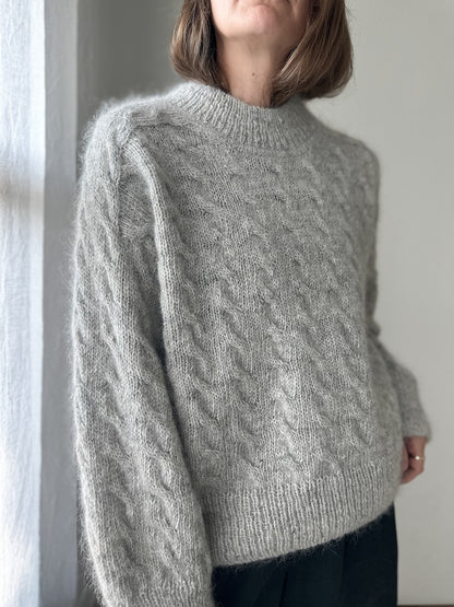 Shoreline Sweater | zartes Muster aus Fjallalopi und Tynn Silk Mohair
