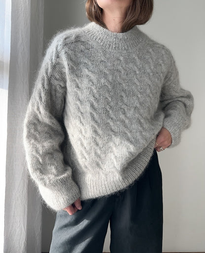Shoreline Sweater | zartes Muster aus Fjallalopi und Tynn Silk Mohair