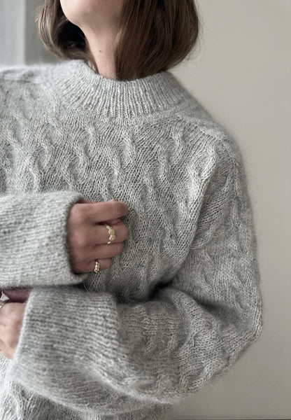 Shoreline Sweater | zartes Muster aus Fjallalopi und Tynn Silk Mohair