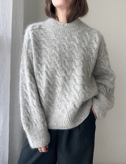 Shoreline Sweater | zartes Muster aus Fjallalopi und Tynn Silk Mohair