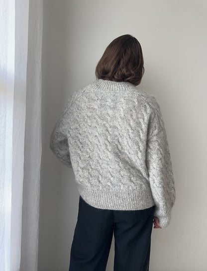 Shoreline Sweater | zartes Muster aus Fjallalopi und Tynn Silk Mohair