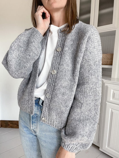 Traveler´s Cardigan | leicht und warm mit Plötulopi von Lopi Island