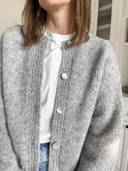 Traveler´s Cardigan | leicht und warm mit Plötulopi von Lopi Island