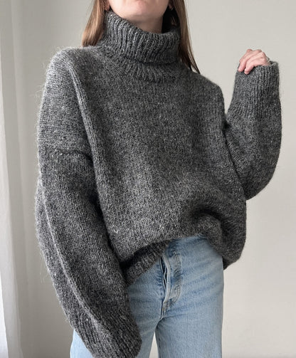 Winters Pullover | warmer Rollkragenpullover aus Lettlopi und Einband von Lopi Island