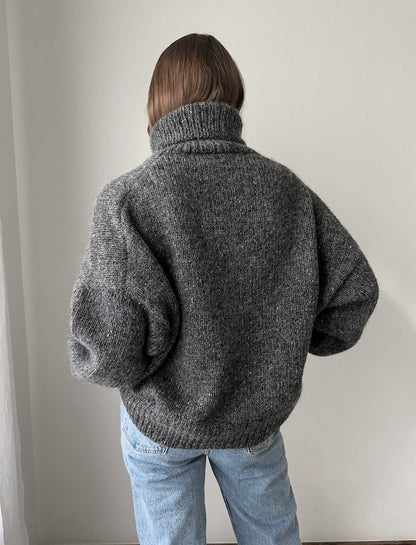 Winters Pullover | warmer Rollkragenpullover aus Lettlopi und Einband von Lopi Island