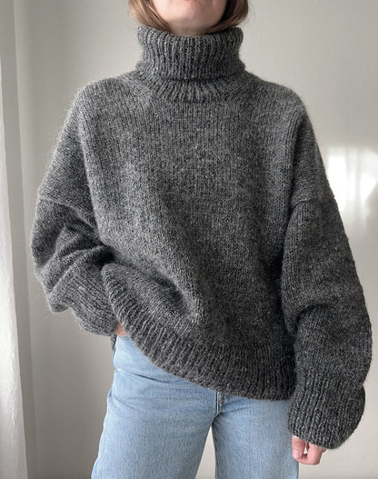 Winters Pullover | warmer Rollkragenpullover aus Lettlopi und Einband von Lopi Island