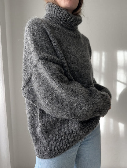 Winters Pullover | warmer Rollkragenpullover aus Lettlopi und Einband von Lopi Island