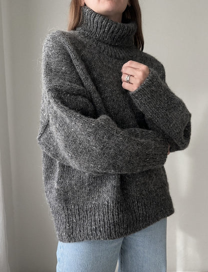 Winters Pullover | warmer Rollkragenpullover aus Lettlopi und Einband von Lopi Island