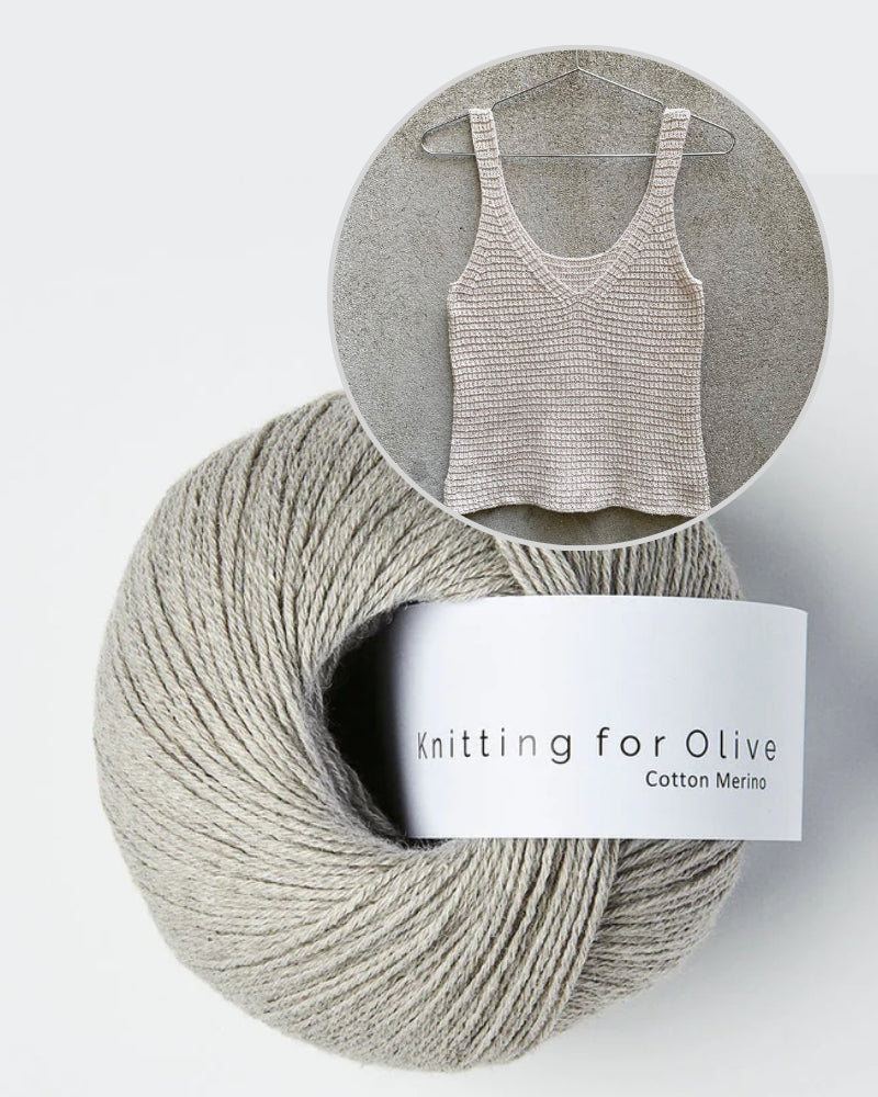 Palma Top von Knitting for Olive mit Cotton Merino 4