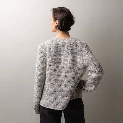 Paris Loop Cardigan | elegante Jacke aus Alpaca Fino und Alpaca Lace von Pascuali