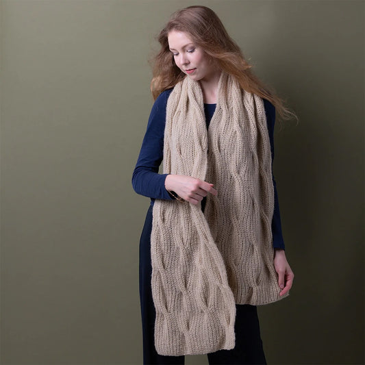 Braided Waves Scarf (PDF) - Instructions 