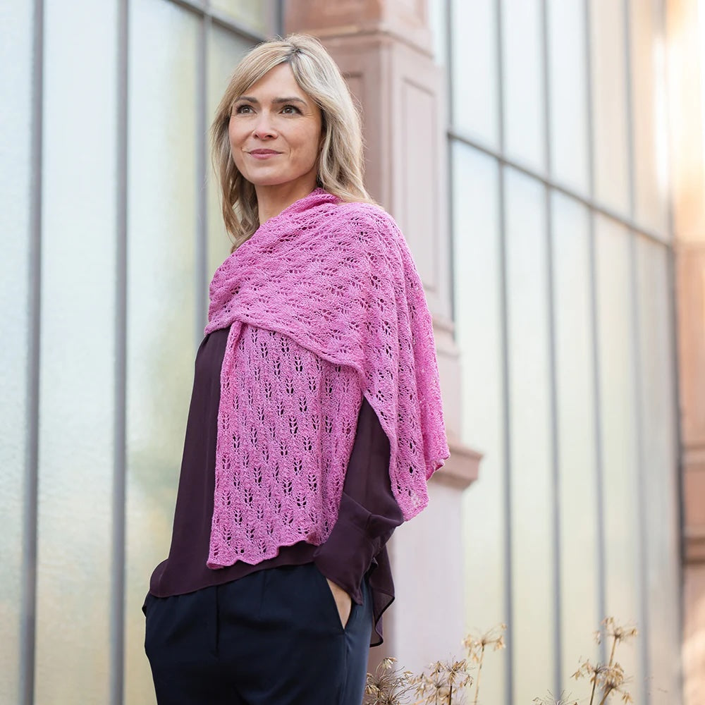 Flower Stole | weiche Leinen Stola aus Linen Bloom von Pascuali