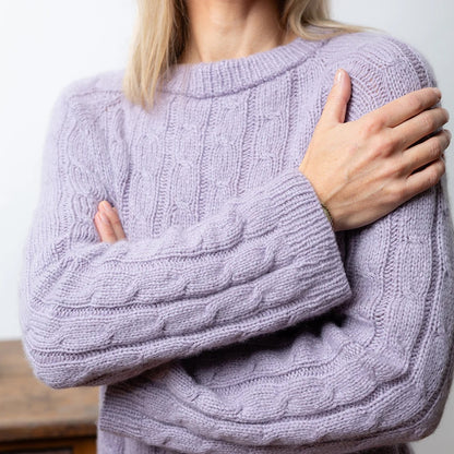 Twisted Air Sweater | feines Zopfmuster aus reinem Cashmere Delizia von Pascuali