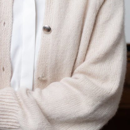 Velvet Line Cardigan | zarte Kaschmirjacke aus Bio Cashmere 6/28 von Pascuali
