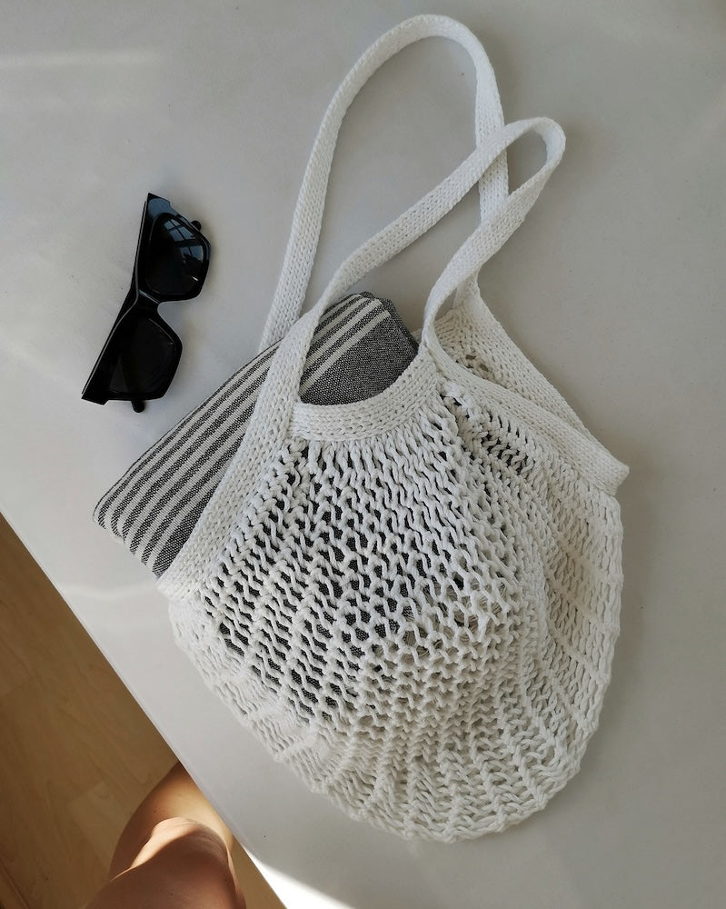Paula-m Edda Bag 2.0 mit Mandarin Naturell von Sandnes Garn 2