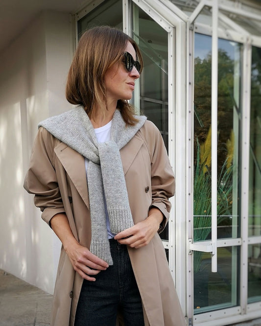Fake Sweater Scarf von Paula-m mit Poppy von Sandnes Garn 1