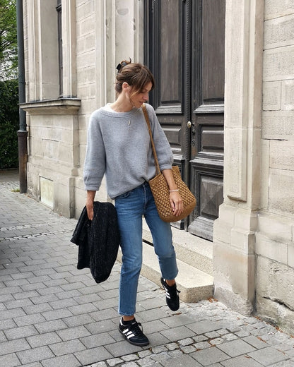 Freestyle Sweater | Basic Pullover mit Cheeky Merino Joy von Rosy Green Wool