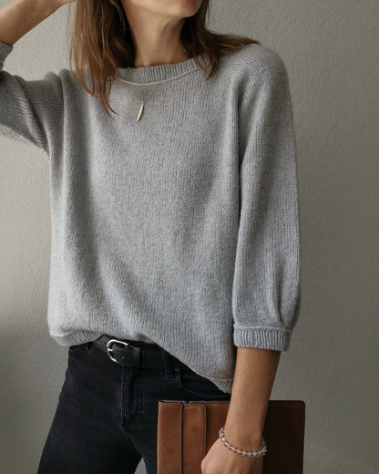 Freestyle Sweater | Basic Pullover mit Cheeky Merino Joy von Rosy Green Wool