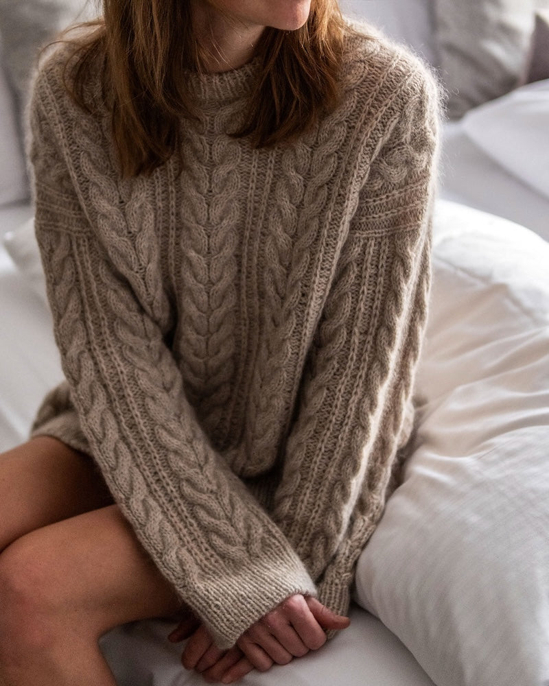 Hanna Sweater von Paula-m mit Heavy Merino und Soft Silk Mohair von Knitting for Olive 4