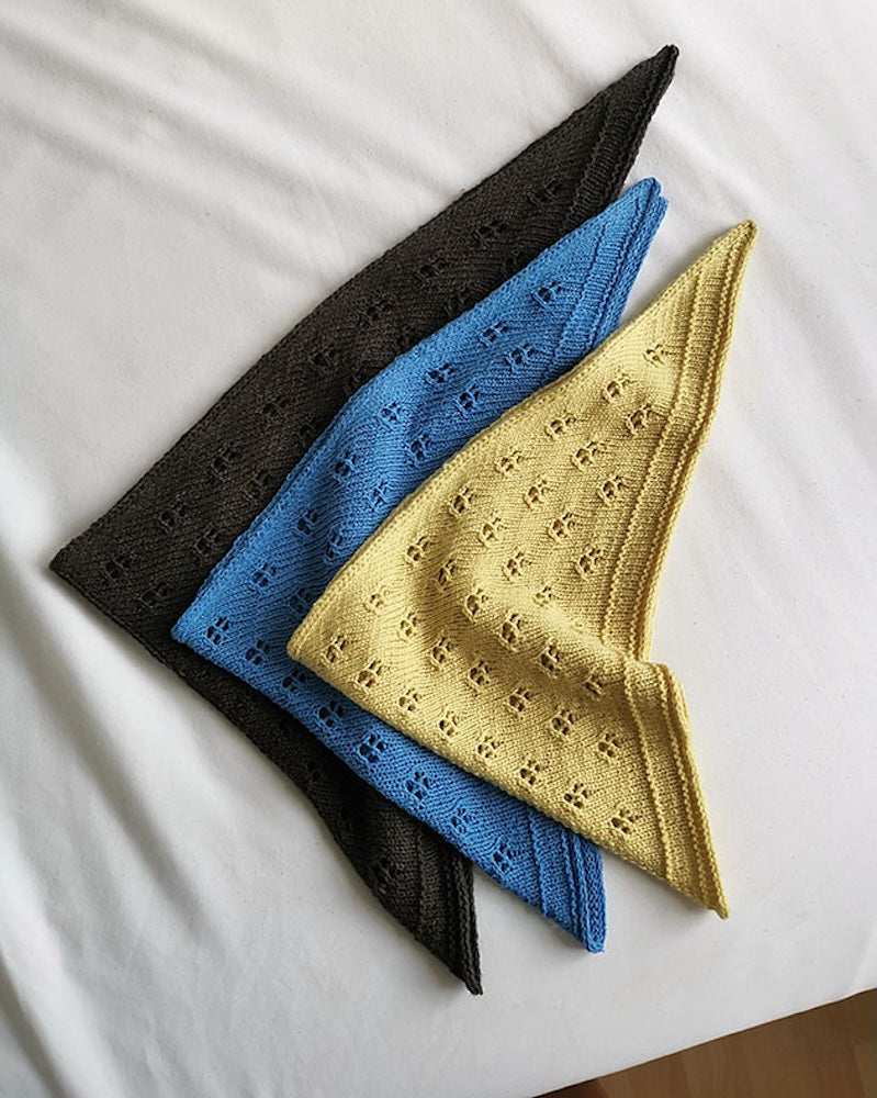 Paula-m Holly Bandana mit Shimo von ITO Yarn 3