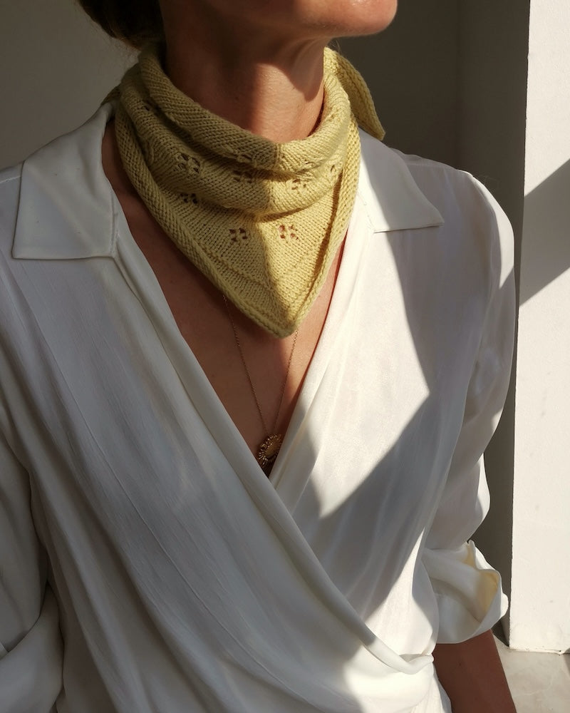 Paula-m Holly Bandana mit Shimo von ITO Yarn 6
