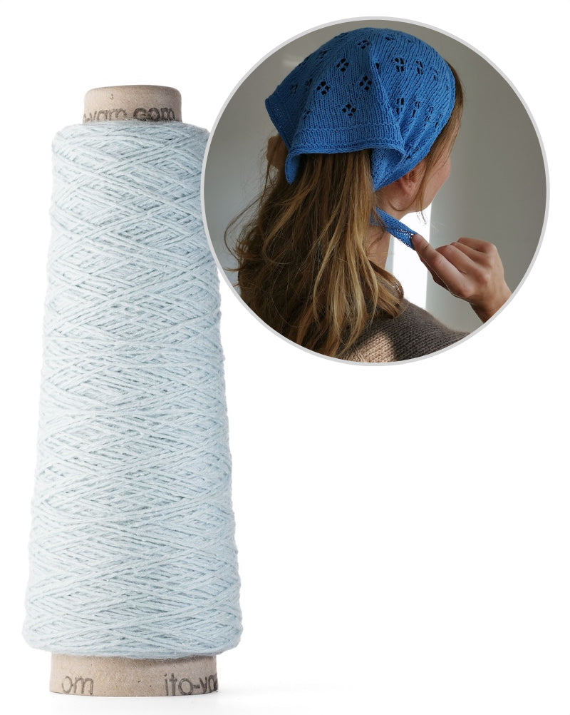 Paula-m Holly Bandana mit Shimo von ITO Yarn 12