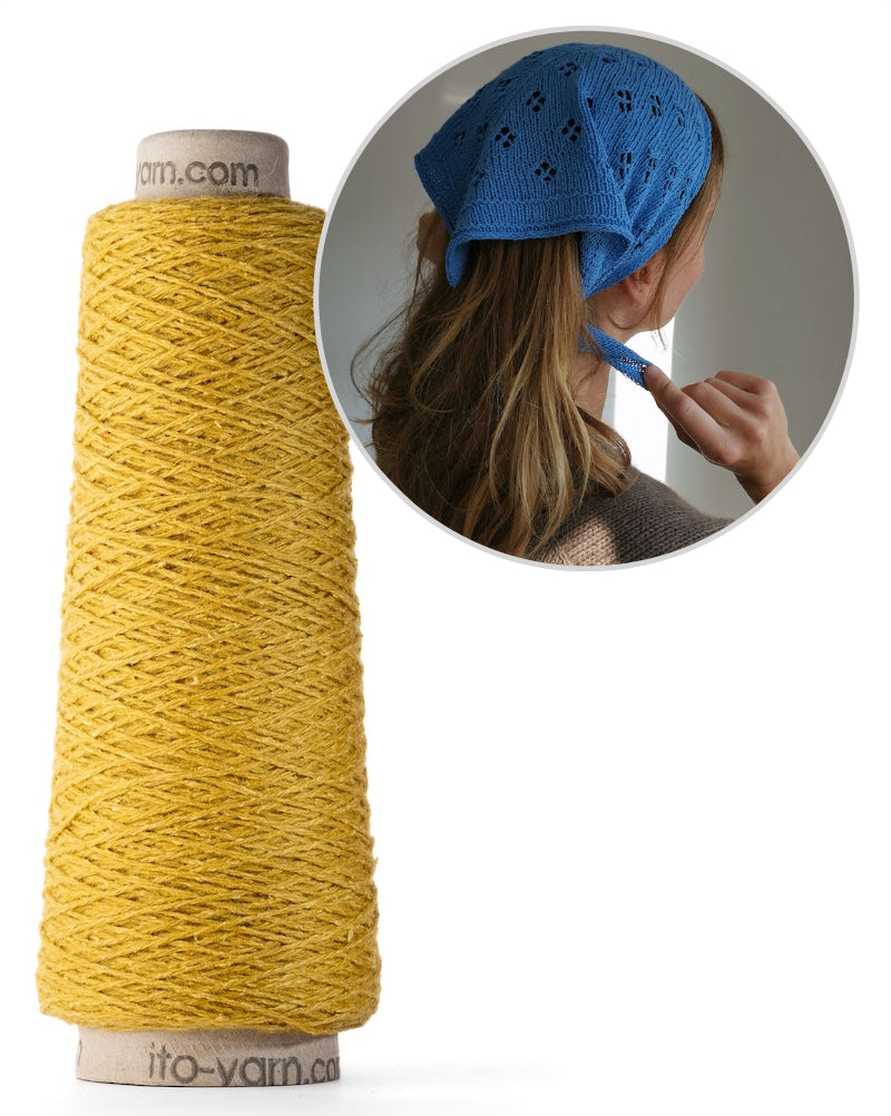 Paula-m Holly Bandana mit Shimo von ITO Yarn 18