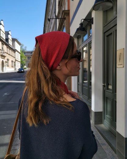 Paula-m Jackie Bandana mit Classic Cashmere von Cardiff 3