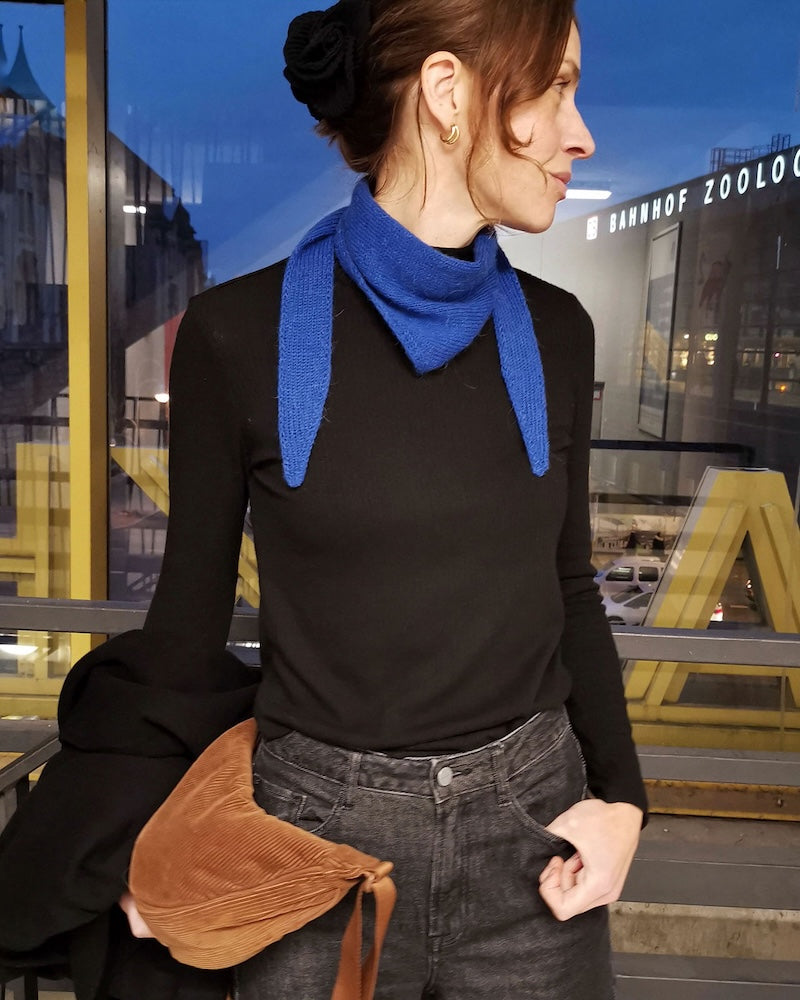 Paula-m Jackie Bandana mit Classic Cashmere von Cardiff 8