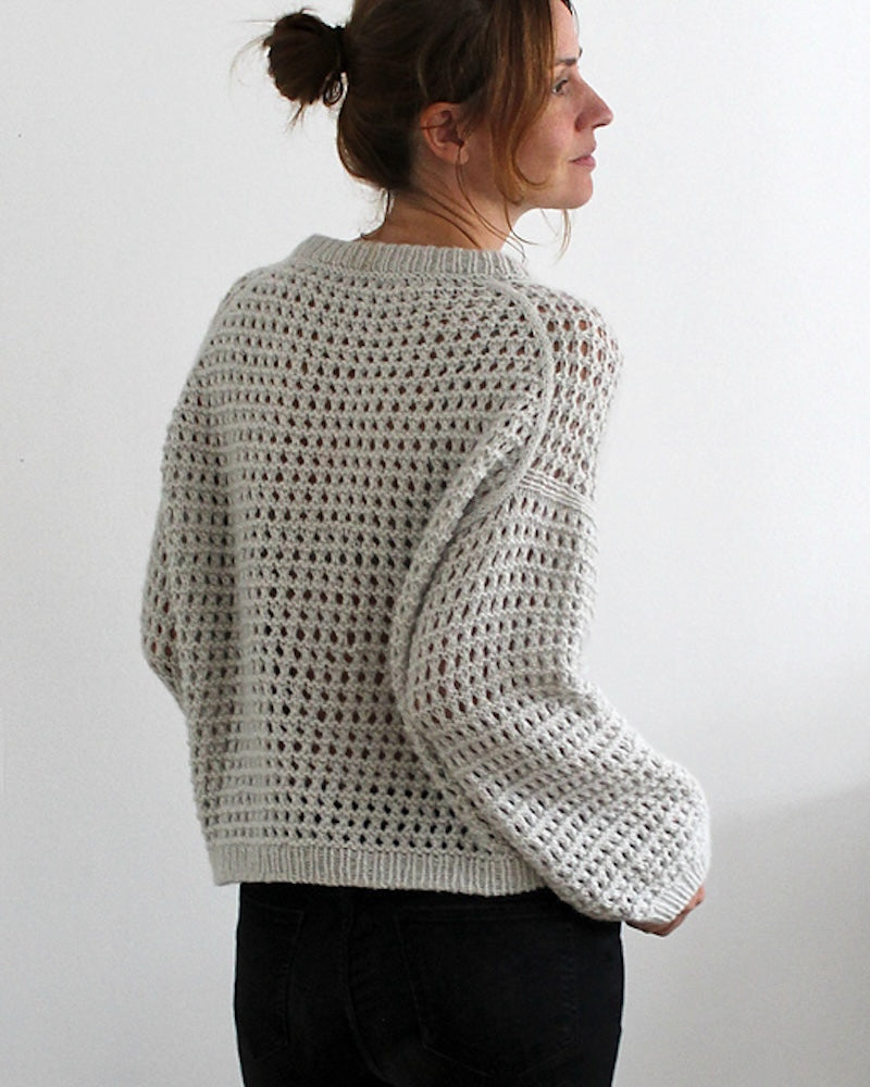 Paula-m Mesh Sweater aus Tykk Line von Sandnes Garn 4