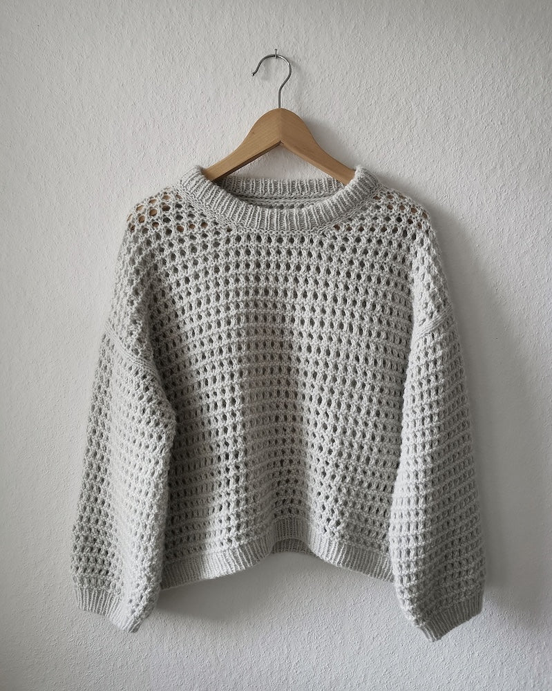 Paula-m Mesh Sweater aus Tykk Line von Sandnes Garn 5