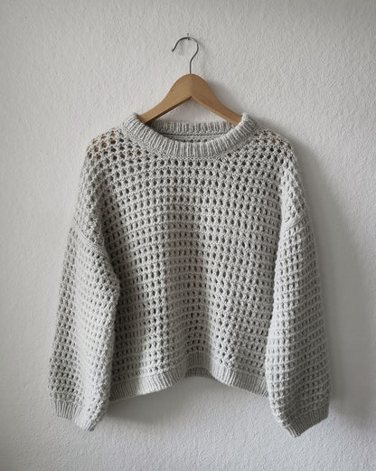 Paula-m Mesh Sweater aus Tykk Line von Sandnes Garn 5