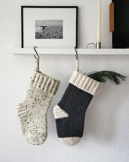 Nikolaus Strumpf | weihnachtlich aus Fritidsgarn von Sandnes Garn