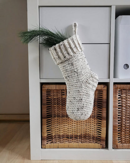 Nikolaus Strumpf | weihnachtlich aus Fritidsgarn von Sandnes Garn