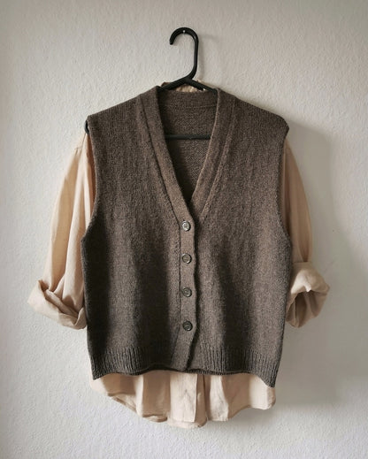 Toni Vest | lässige Weste aus Double Sunday von Sandnes Garn