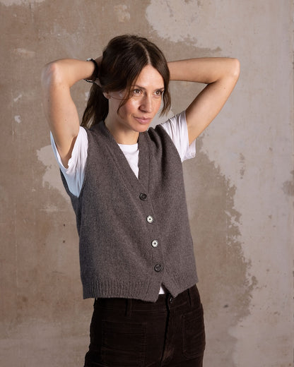 Toni Vest | lässige Weste aus Double Sunday von Sandnes Garn