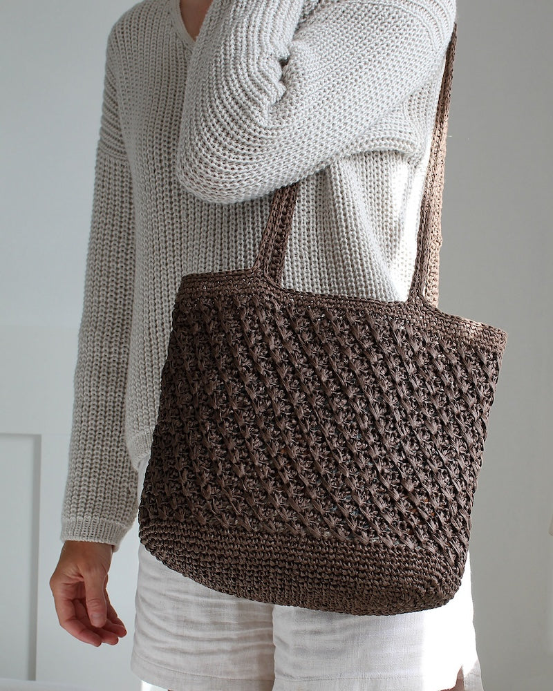 Riviera Bag von Paula-m mit Papyrus von Kremke Soul Wool 5