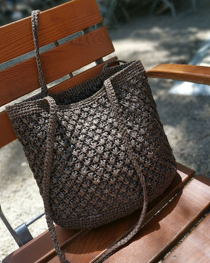 Riviera Bag von Paula-m mit Papyrus von Kremke Soul Wool 6