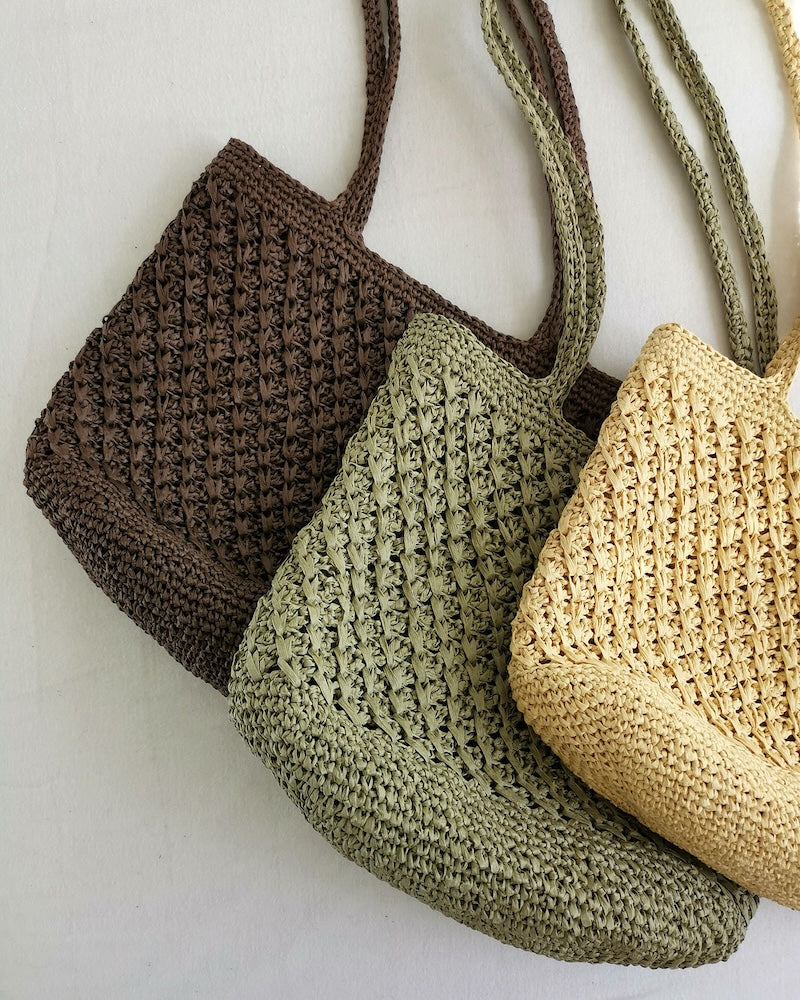 Riviera Bag von Paula-m mit Papyrus von Kremke Soul Wool 7