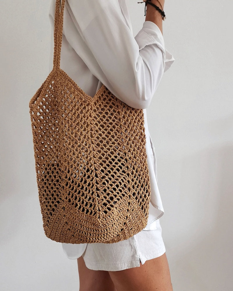 Palula-m Saladan Bag Häkelset mit Eco Vita Raffia von DMC 1