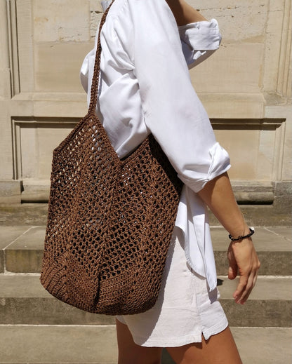 Palula-m Saladan Bag Häkelset mit Eco Vita Raffia von DMC 7