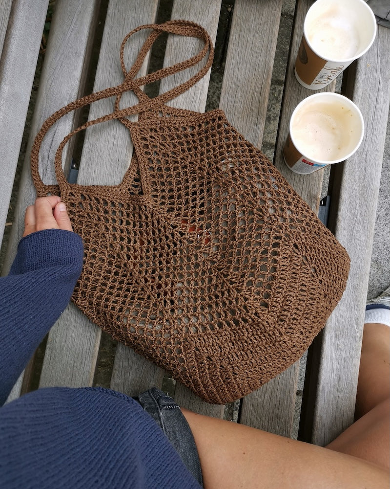 Palula-m Saladan Bag Häkelset mit Eco Vita Raffia von DMC 9