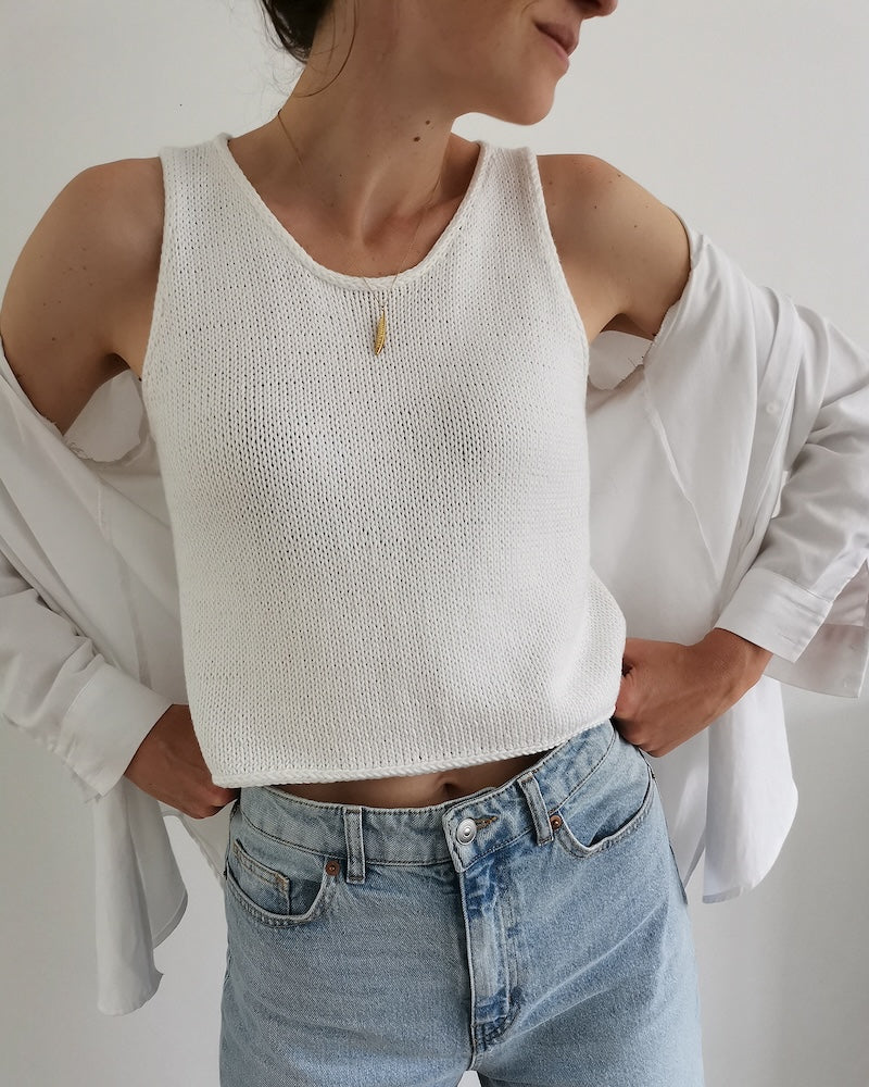 paula-m Vegas Top mit Woolly Wood von Novita 1