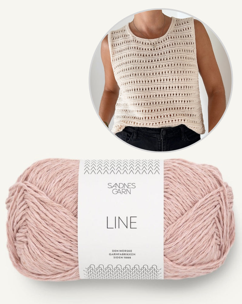 Caidree Boden Shirt mit Line von Sandnes Garn 13