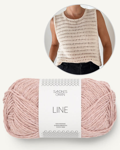 Caidree Boden Shirt mit Line von Sandnes Garn 13