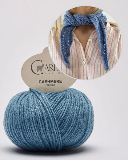 Peacock Scarf | zartes Muster aus Cashmere Classic von Cardiff