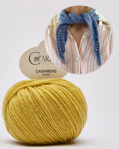 Peacock Scarf | zartes Muster aus Cashmere Classic von Cardiff