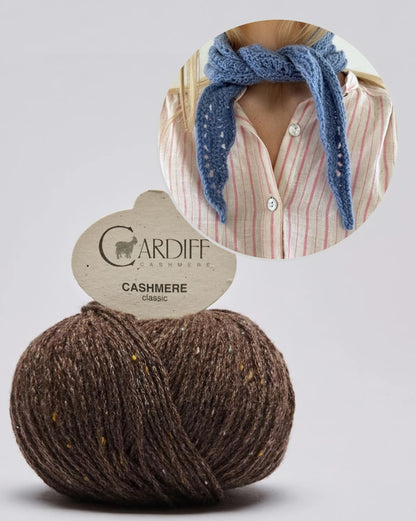 Peacock Scarf | zartes Muster aus Cashmere Classic von Cardiff